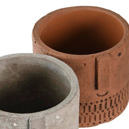 Maceta decorativa - Cara 17x15cm