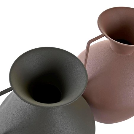 Jarrón decorativo - Aluminio 22x22x30cm