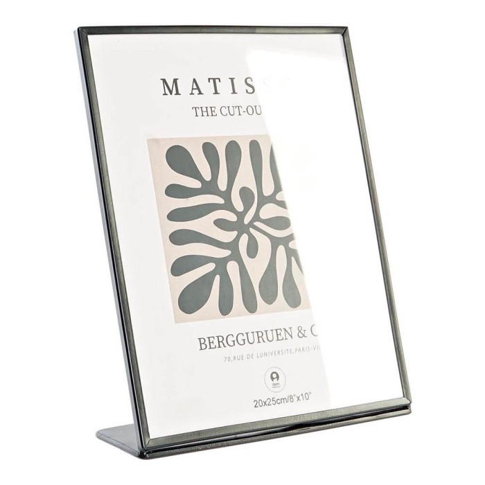 Marco de fotos metal negro 20X25cm