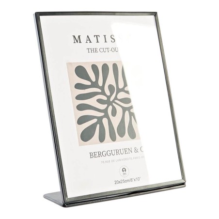 Marco de fotos metal negro 20X25cm