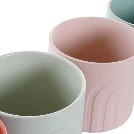 Macetero decorativo - 4 colores Arcoíris 13x13x12cm