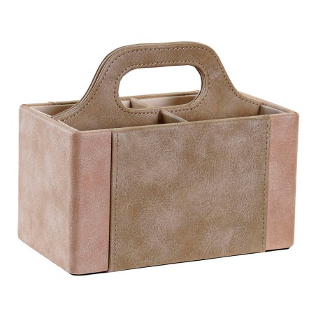 Organizador mandos - Marrón 18x10x15cm