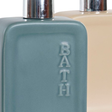 Juego de baño - 3 piezas azul/crema