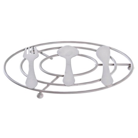 Salvamantel metálico -  Cubiertos 20cm