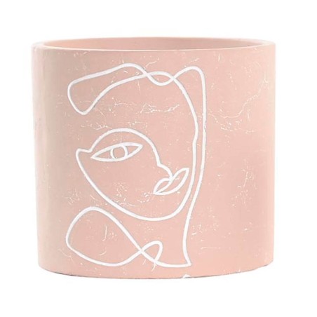 Macetero decorativo - cara 17x16cm