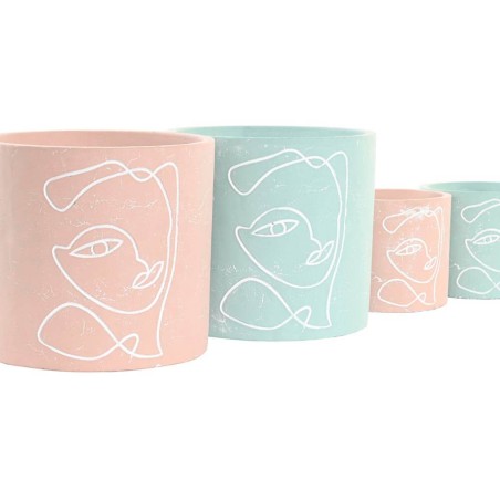 Macetero decorativo - cara 17x16cm