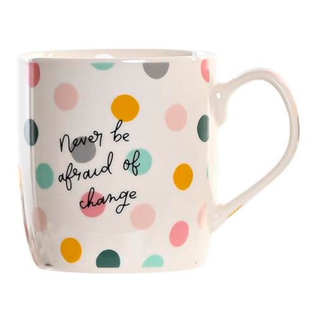 Taza porcelana - Happy 4 diseños 345ml