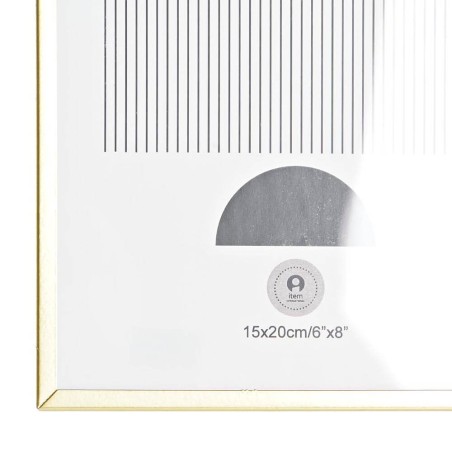 Marco de fotos dorado 15x20cm