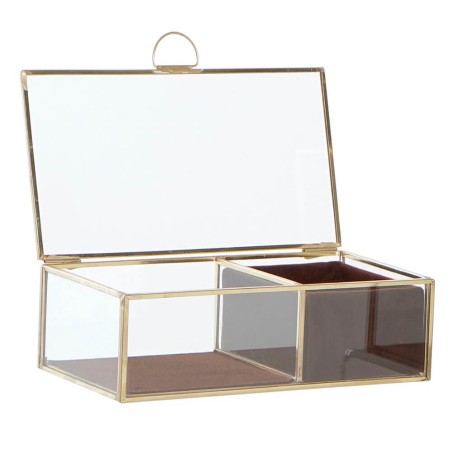 Joyero de cristal 18x10cm