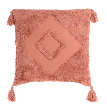 Cojín decorativo - blanco/terracota 45x45cm