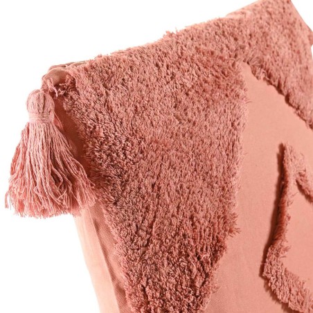 Cojín decorativo - blanco/terracota 45x45cm