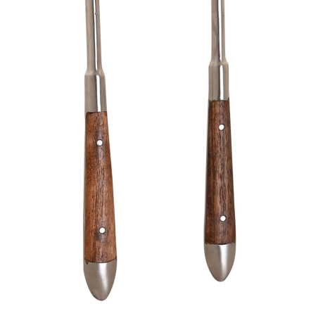 Cubiertos para servir inox/acacia