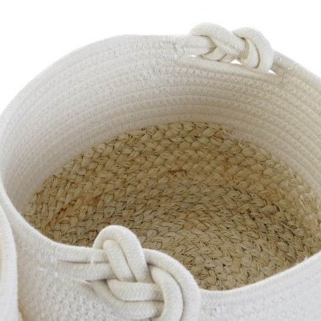 CESTO ALGODÓN/MAÍZ  26X17CM