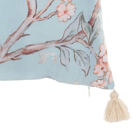 COJIN 45X45CM AZUL CORAL FLECOS