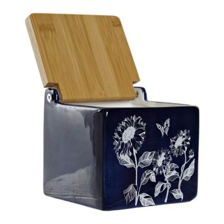 SALERO CERAMICA 11.5X11.5CM BAMBU