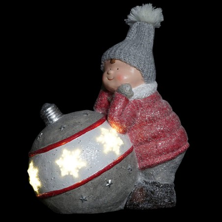 FIGURA NAVIDAD LED BOLA