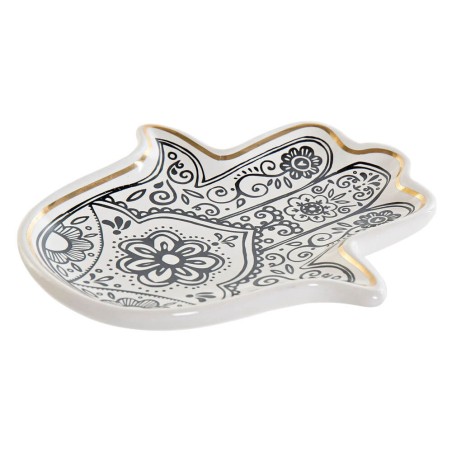 BANDEJA MANO FATIMA CERAMICA 11X13CM 