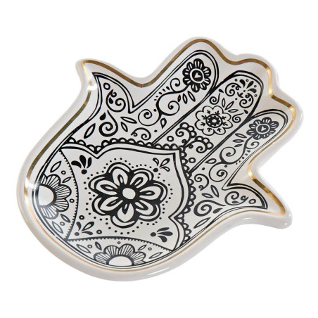 BANDEJA MANO FATIMA CERAMICA 11X13CM 