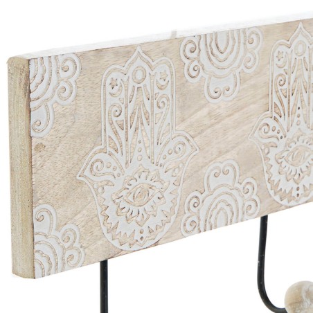 PERCHERO PARED 38X18CM HAMSA MANGO