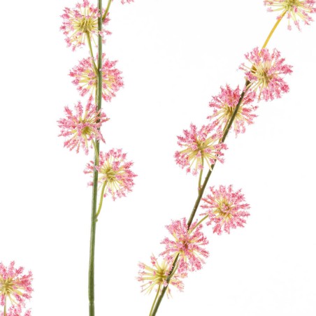 RAMA FLORES ARTIFICIALES 14X14X95CM ROSA/LILA/AMARILLO