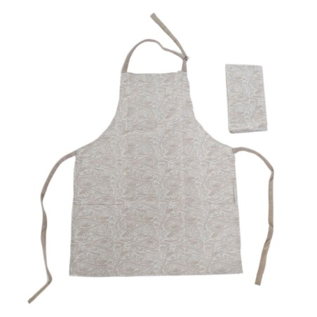 DELANTAL DE COCINA CON PAÑO - PASLEY ALGODON