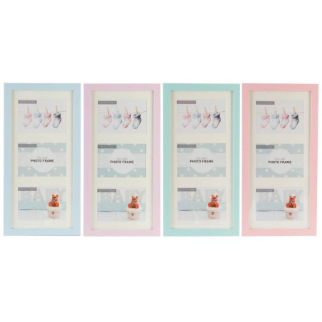 PORTAFOTO 10X15CM 3FOTOS 