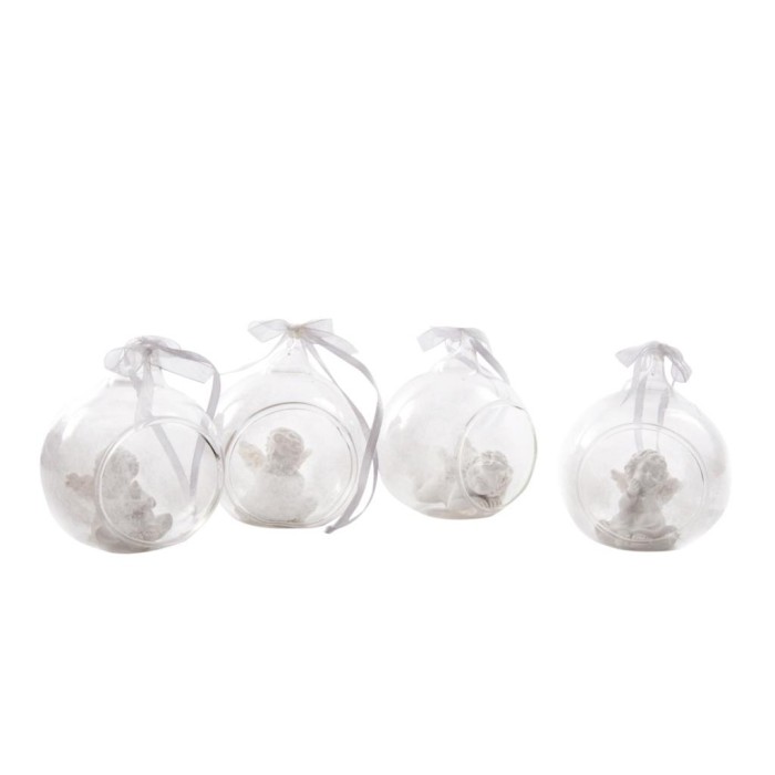 BOLA ANGEL 6X7CM CRISTAL 