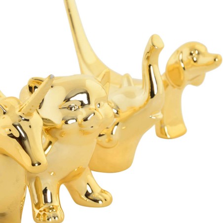 JOYERO PORCELANA ORO ANIMALES 