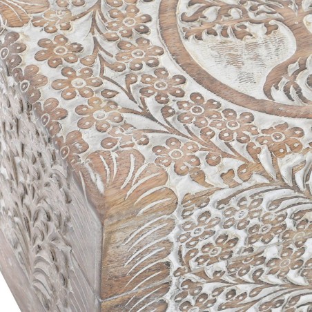 CAJA DE MADERA LABRADA PEQUEÑA