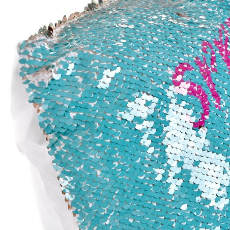 COJIN 50X40CM LLAMA LENTEJUELAS 