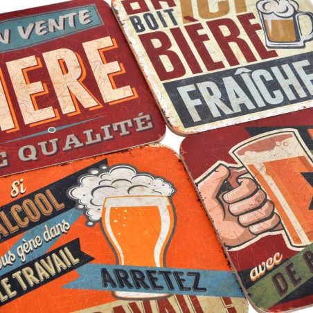 POSAVASOS VINTAGE CERVEZA