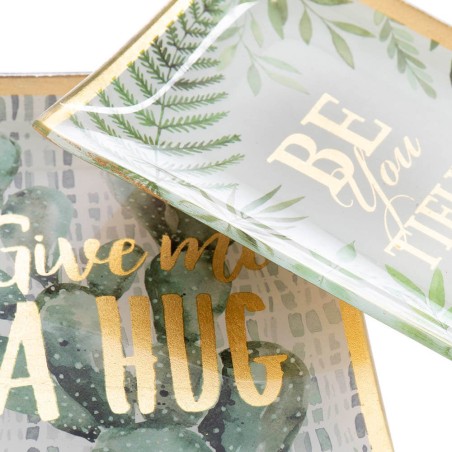 Vacía bolsillos cristal 10x14cm