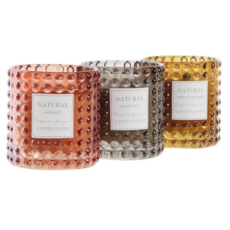 Vela aromática decorativa - Vaso puntos 9cm