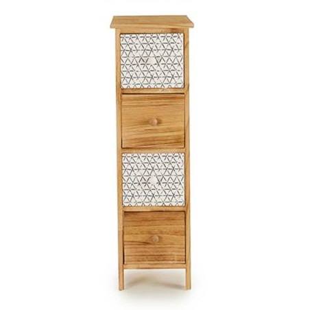 MUEBLE 4 CAJONES TRIANGULOS 