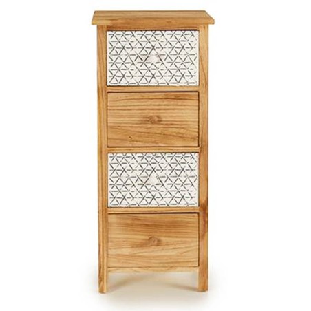 MUEBLE 4 CAJONES TRIANGULOS 