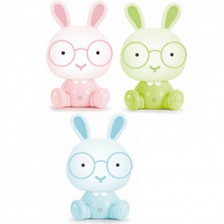 LAMPARA CONEJO GAFAS 
