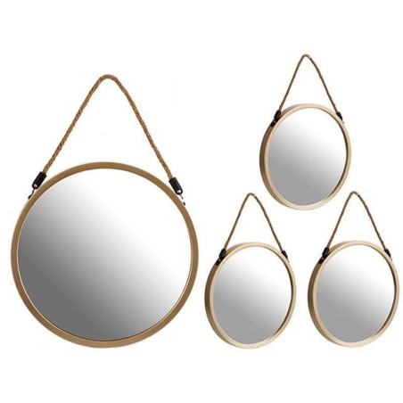 ESPEJO CUERDA ORO