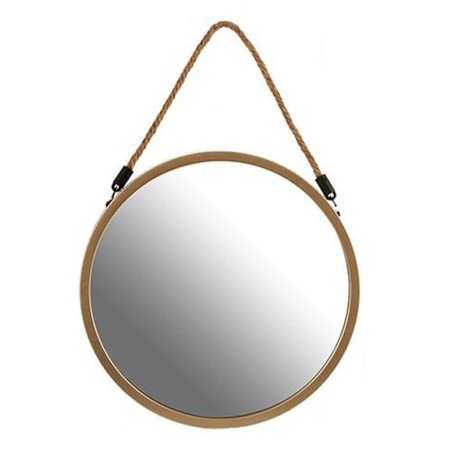 ESPEJO CUERDA ORO