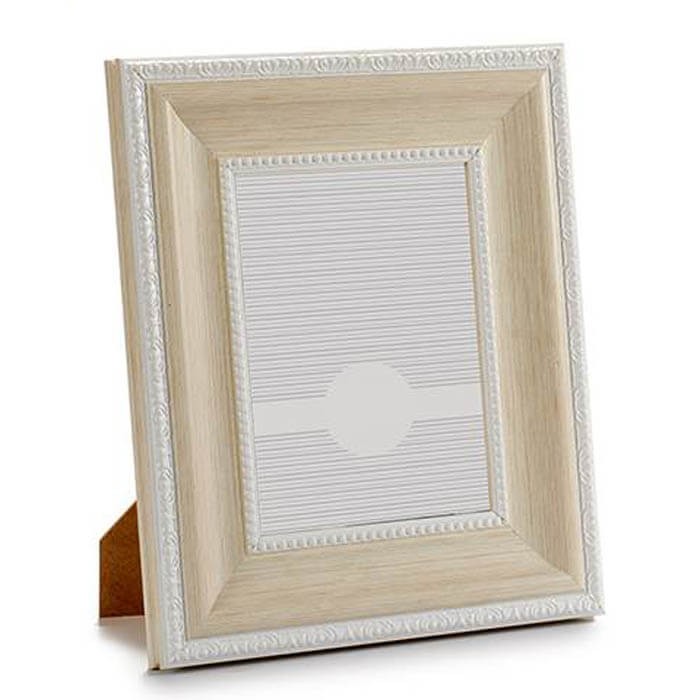 MARCO DE FOTOS 15X20CM BARROCO BLANCO