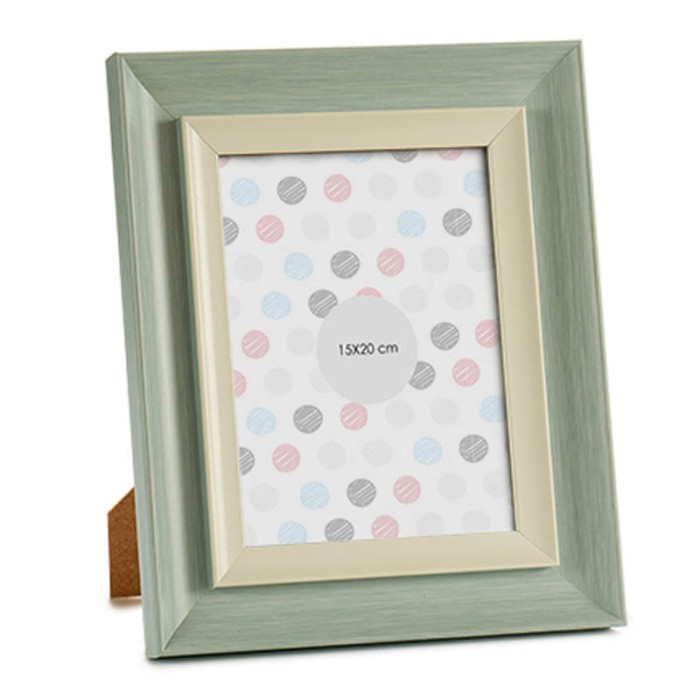 MARCO DE FOTOS 15X20CM AZUL ROSA