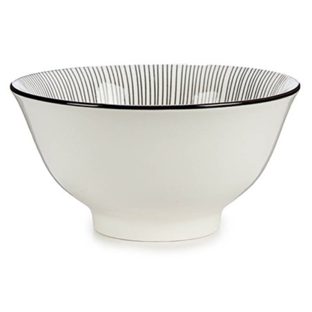 BOL 16 CM NEGRO RAYAS 