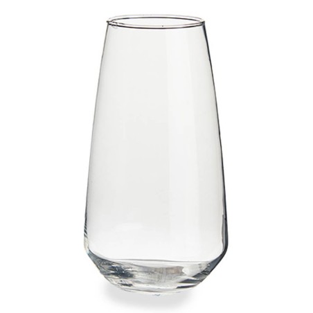 JARRON DE CRISTAL - CONICO 11X20CM