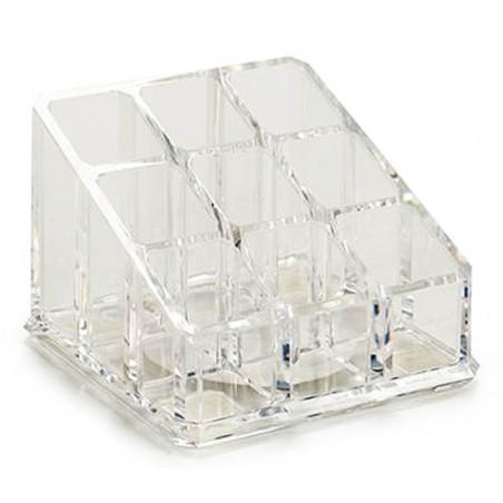 ORGANIZADOR DE MAQUILLAJE CUADRADO 9 COMPARTIMENTOS
