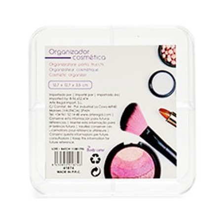 CAJA ORGANIZADOR TRANSPARENTE - 4 HUECOS TAPA