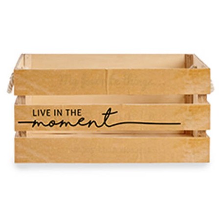 CAJA MADERA NATURAL 30X20X16,5CM