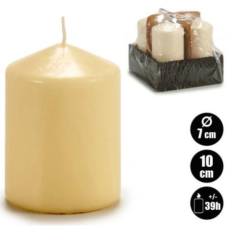 Vela taco 10cm crema