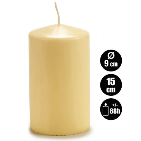 VELA CREMA 15CM