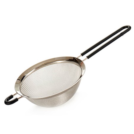 COLADOR 14CM ACERO SILICONA 