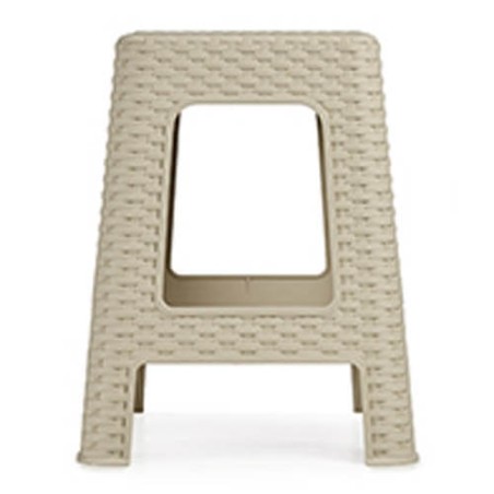 TABURETE BEIGE RATTAN 