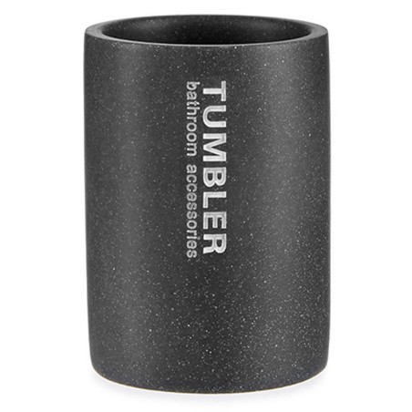 VASO RESINA GRIS BAÑO